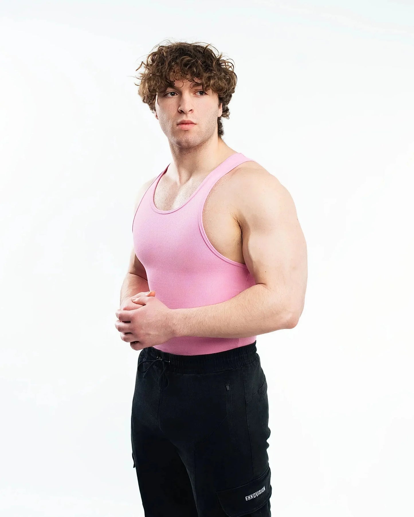 Premium Men’s Cotton Spandex Tank Top – Breathable, Fitted & Stylish