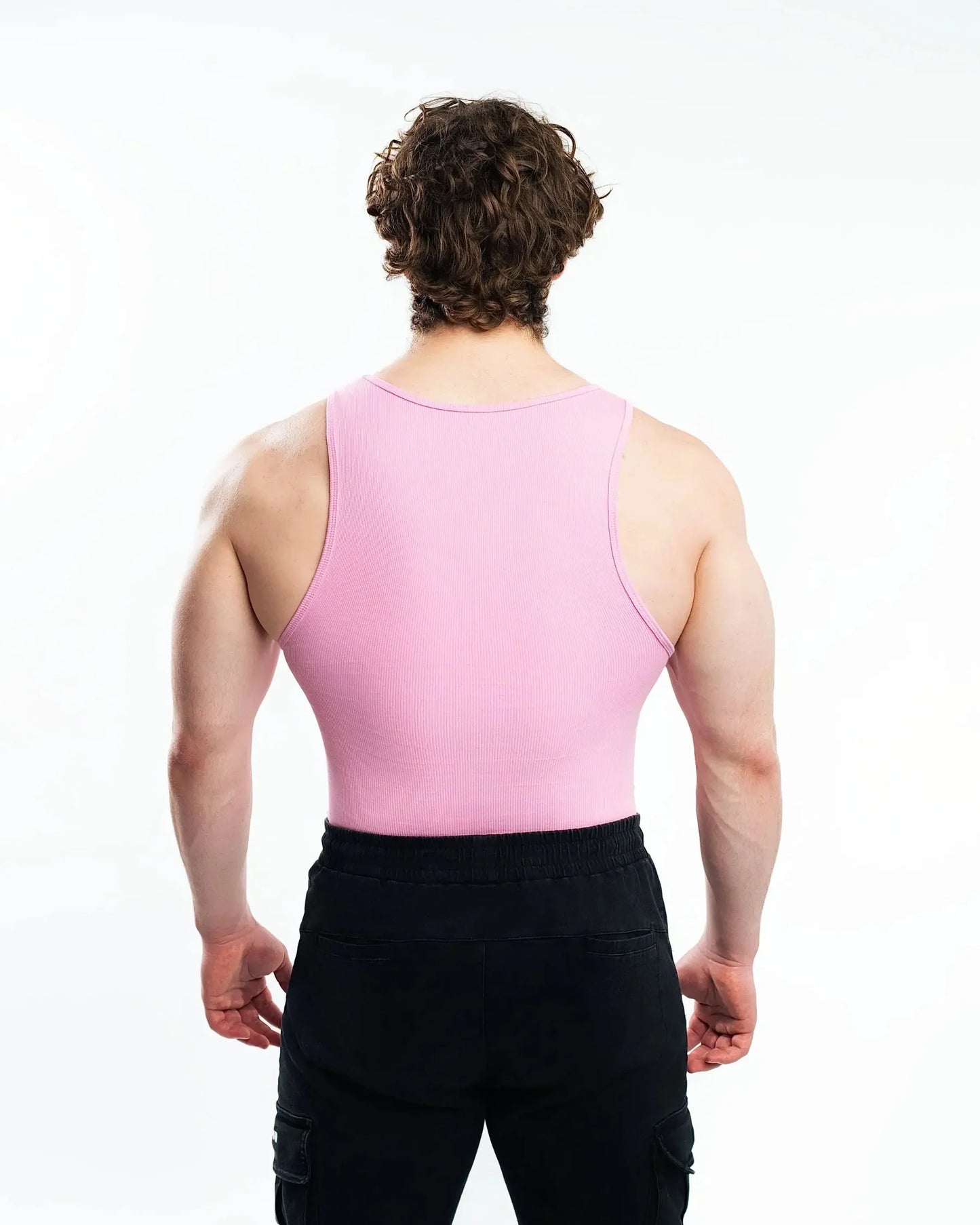 Premium Men’s Cotton Spandex Tank Top – Breathable, Fitted & Stylish