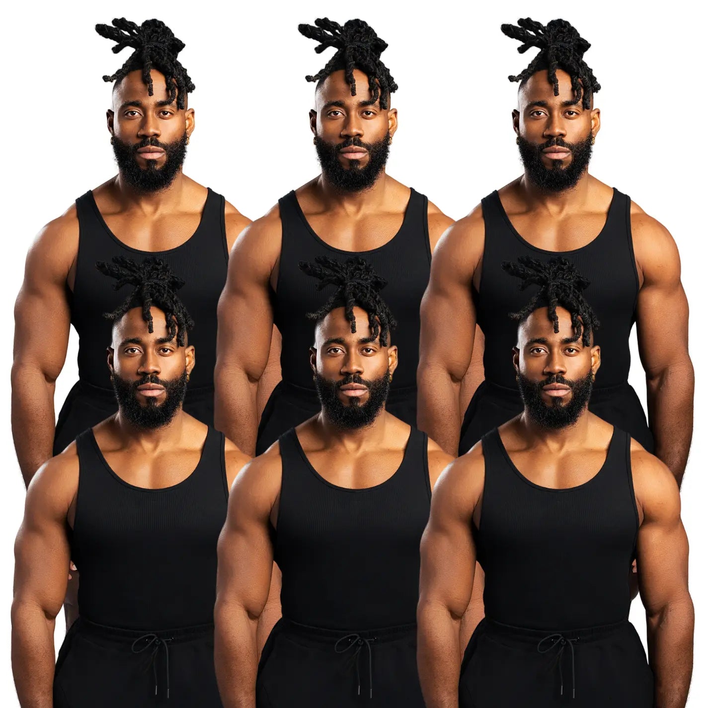 Premium Men’s Cotton Spandex Tank Top – Breathable, Fitted & Stylish