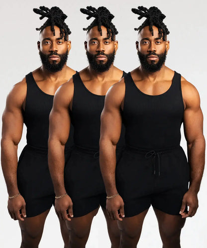 Premium Men’s Cotton Spandex Tank Top – Breathable, Fitted & Stylish