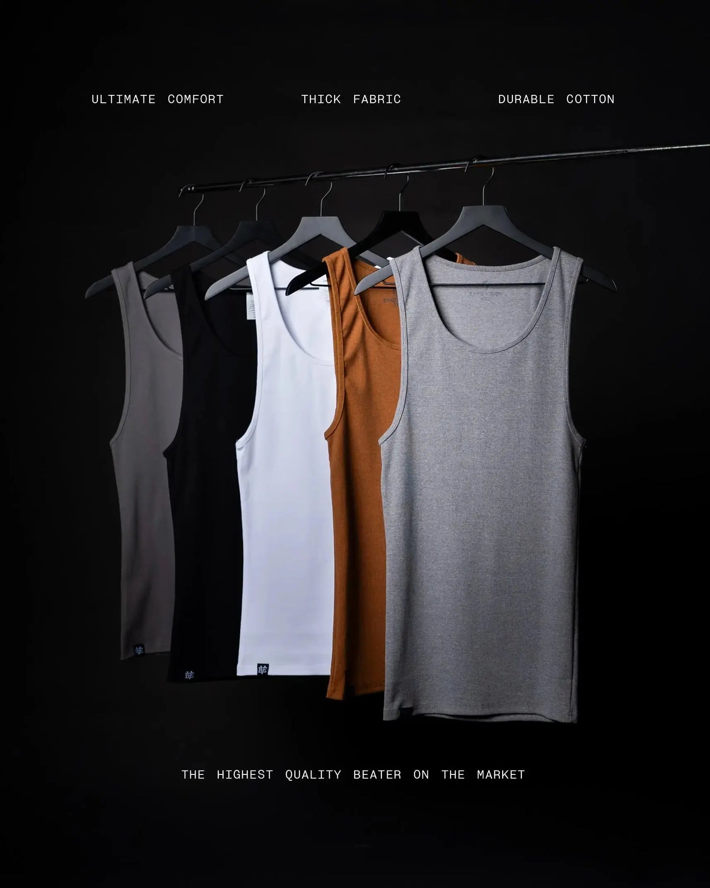 Premium Men’s Cotton Spandex Tank Top – Breathable, Fitted & Stylish